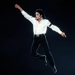 michael jackson floating in space