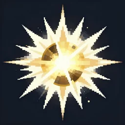pixelated nuclear blast