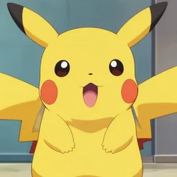suprised pikachu meme. extremely detailed