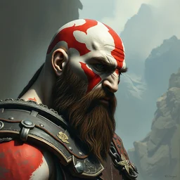 god of war. highly detailed, digital painting, watercolor, soviet realism, engraving, artstation, concept art, smooth, sharp focus, illustration, unreal engine 5, 8 k, art by bilibin and kuvshinov and malevich and mucha