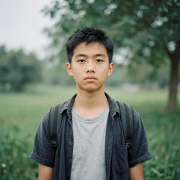 a random scenery portrait
