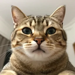 funny cat selfie photo