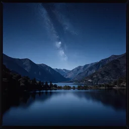 photography, nature, night, sky, mountains, lake, large format, sharpness, clarity, tonal range, darkroom, black and white, high grain, photographic paper, high contrast, dark shadows, ansel adams
