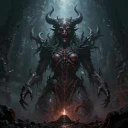 what does hell look like art majestic digital art artstation high detail 4 k story mystical provenance magical place nightmare hellish madness diabolical
