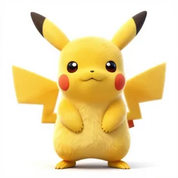 promotional art, of a very very cute disney pixar pikachu fat fluffy very furry character wearing cute clothes, white background, iconic film character, 9 0's pikachu, pikachu, pikachu, detective pikachu, detailed fur, concept artwork, 3 d render official art, promotional art, by artgerm, ilya kuvshinov katsuhiro villeneuve, jeremy lipkin and michael garmash and rob rey, disney pixar zootopia