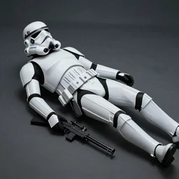 war photography, the falling soldier, imperial stormtrooper, moment of death frozen in time, in endor, the body lies placidly on the ground, groundbreaking, breathtaking, awardwinning, by robert capa, digital intricate art, hyperrealist, detailed, 8 k, 3 5 mm, canon, extreme long shot
