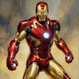 iron man, marvel, artwork by nicholas roerich