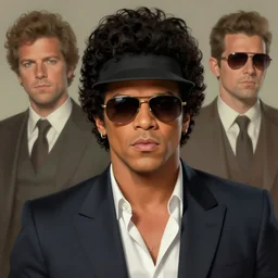 portrait of Bruno Mars as a detective, highly detailed, digital painting, artstation, concept art, sharp focus, illustration, art by artgerm and greg rutkowski and alphonse mucha