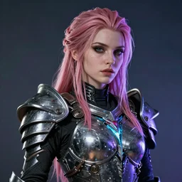 winona ryder portrait, dystopia core, apocalyptic, armor, warrior, dramatic, sharp focus, fiction, neon, fantasy, hyper detailed, digital art, trending in artstation, cinematic lighting, studio quality, smooth render, unreal engine 5 rendered, octane rendered, art style and nixeu and wlop and krenz cushart