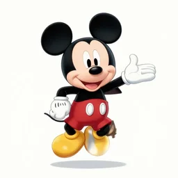mickey mouse jumping like jordan's jumpman