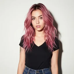 party - goer with ikea colored hair