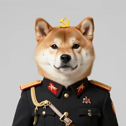 portrait of a communist shiba inu dog as a political commissar, tragic, elegant, fantasy, hd shot, digital portrait, beautiful, artstation, comic style, by artgerm, guy denning, jakub rozalski, magali villeneuve and charlie bowater