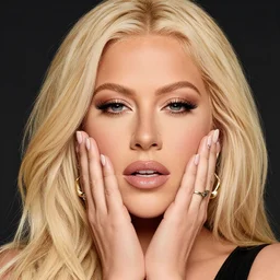 a far shot photo of christina aguilera, 8k, DSLR, highly detailed skin, highly detailed hands