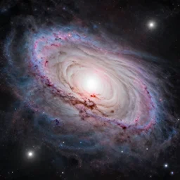galaxies and nebulae, pastels