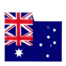 concept for an updated australian flag, southern cross, flag, stars, white, blue, no red