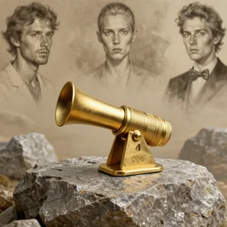 gold and silver tones, siren on the rocks, style of moebius, james jean, rutkowski, mcbess, cinematic, high detail, award winning, 8 k photorealistic