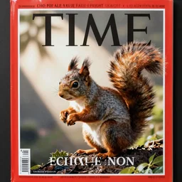 Serious squirrel on the cover of Time Magazine