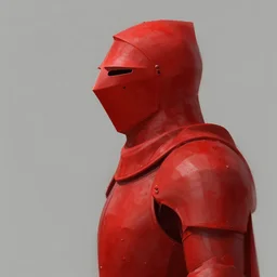 the red knight, side profile, trending on artstation, 8 k, by gerard brom and zdzisław beksinski