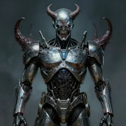 symmetry portrait of robocop as demon, cosmic horror, lovecraftian horror, intricate, horror, highly detailed, digital painting, artstation, giger concept art, smooth, sharp focus, illustration, art by tomasz alen, alen kopera, julie bell, alphonse mucha and junji ito, monohcrome red, white, black