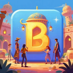 bazaar zouk oriantal full color sky shine place mosquet painting stylized digital illustration video game icon global illumination ray tracing that looks like it is from borderlands and by feng zhu and loish and laurie greasley, victo ngai, andreas rocha, john harris