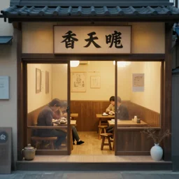 hidden Japanese cafe