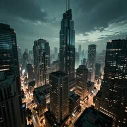 a cyberpunk city, rich contrast, realistic, Cryengine 8k UHD