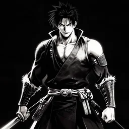 samurai jack, high contrast,