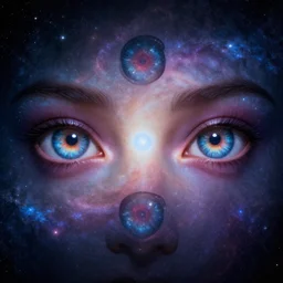 galactic eyes that looking into your soul