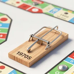 mousetrap 1970s boardgame rendered in Unreal Engine, product photo, high quality