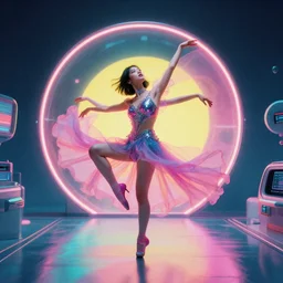dancerherb, retrofuturism