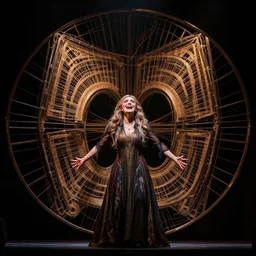 sing for the laughter, and sing for the tear,, symmetric, intricate, dynamics lighting, cinematic,