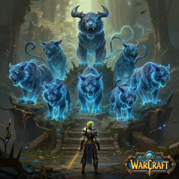 mount epic undead cats spectral tiger screenshot world of warcraft mounts worldboss concept art borderlands and by feng zhu