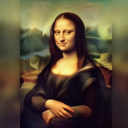 Mona Lisa in the style of Henri Rousseau