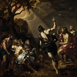 purgatory, by rembrandt