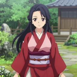 isekai extremely cute japanese anime kunoichi in zen garden, stylized, beautiful lineart, depth focus, rankings pixiv, artstation, chromatic aberration, soft lighting, srgb, 4 k, hdr, cinematic, by kadokawa, nitroplus, ilya kuvshinov, ross tran, leyendecker, wlop, guweiz