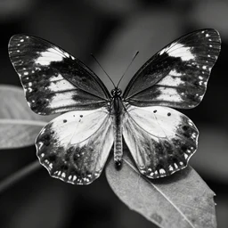 zoomed in butterfly, award winning black and white photography