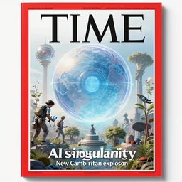 TIME magazine cover, the coming AI singularity, the new Cambrian explosion