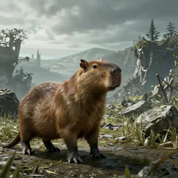 capybara boss fight in Elden Ring, cinematic, cut-scene, ps5
