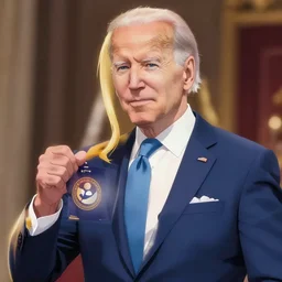 Joe Biden as an anime waifu