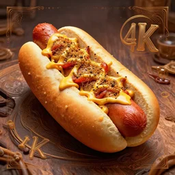 the hot dog queen, 4 k, intricate detailed, jaw dropping, gorgeous, surreal, octane render