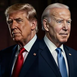 : obama trump and biden as Twin Peaks character design