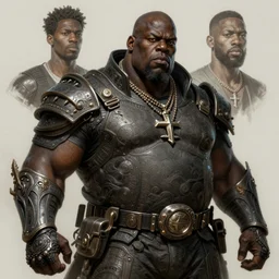 :  notorious big , fantasy magic,  , intricate, sharp focus, illustration, highly detailed, digital painting, concept art, jahbu art and Paul lewin and kehinde wiley, masterpiece