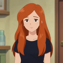 ginger hair girl in the style of the game life is strange