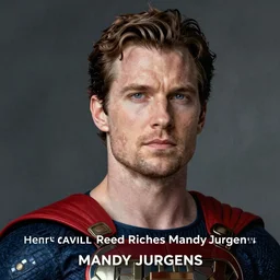 Portrait of Henry Cavill as Reed Richards by Mandy Jurgens