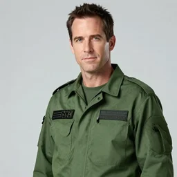 portrait of a young richard dean anderson wearing a green combat uniform, in a post appocalyptic city overgrown by plants, by stanley artgerm lau, by wlop, by luis royo, by greg rutkowski, cover illustration, concept art, volumetric lighting, volumetric atmosphere, sharp focus, octane render, trending on artstation, 8 k