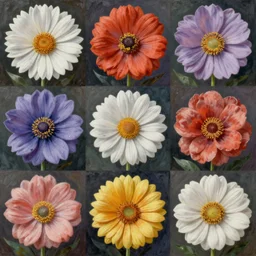 an ultra high resolution detailed oil painting of many different types of flowers by Android Jones, Earnst Haeckel, James Jean. behance contest winner, generative art, Baroque, intricate patterns, fractalism, rococo, hyperrealism, ornate floral patterns