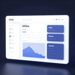 unity - ui, sleek, modern, user interface, 3 d engine