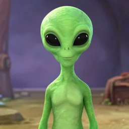 paul the alien with sheldon cooper