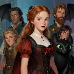 formal portrait of beautiful girl as toothless from how to train your dragon. digital art by eugene de blaas, ross tran, and nasreddine dinet, vibrant color scheme, intricately detailed, in the style of romanticism. artstation, greg rutkowski