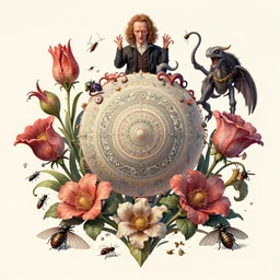 the platonic ideal of flowers, rotting, insects and praying of cletus kasady carnage davinci dementor wild hunt chtulu mandelbulb mandala ponyo dinotopia bioshock the witcher, d & d, fantasy, ego death, decay, dmt, psilocybin, concept art by randy vargas and greg rutkowski and ruan jia and alphonse mucha